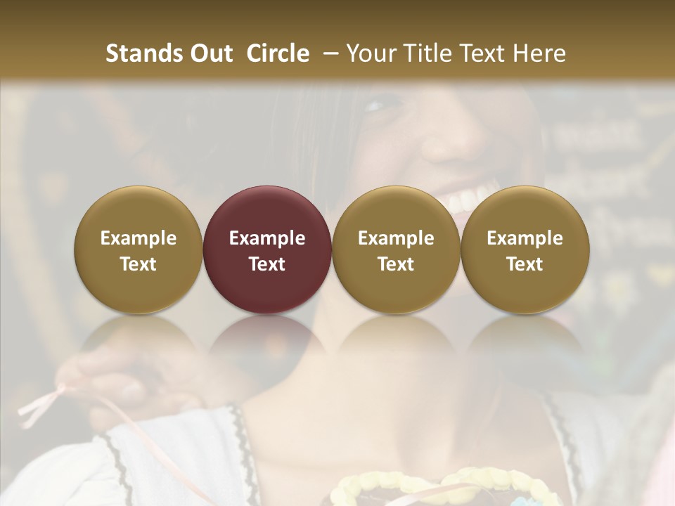 The Guy Gave The Girl A Chocolate Heart PowerPoint Template