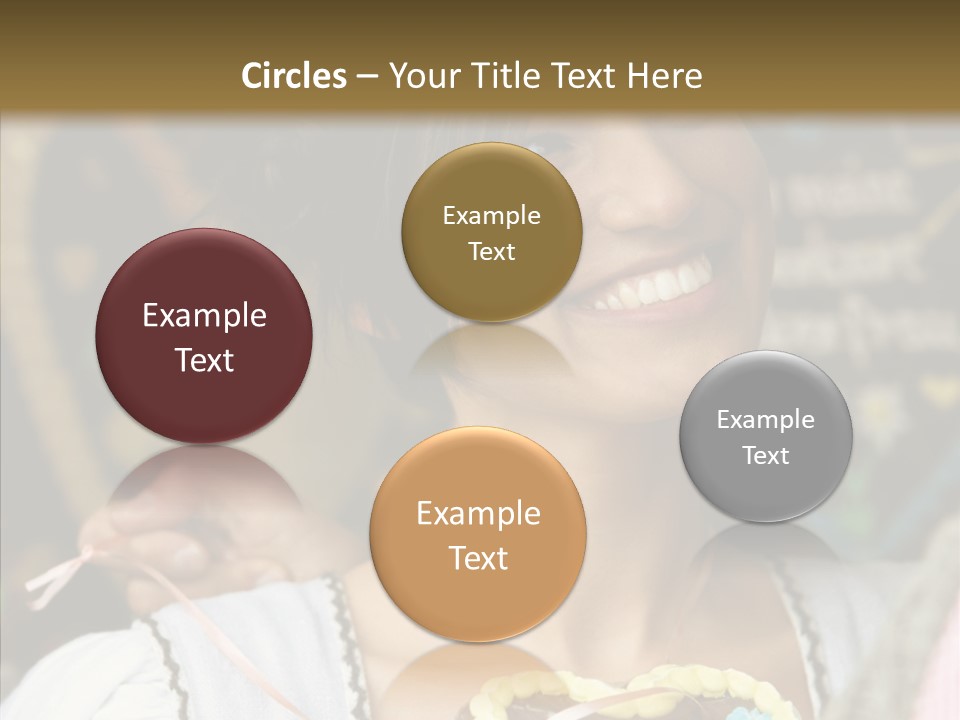 The Guy Gave The Girl A Chocolate Heart PowerPoint Template