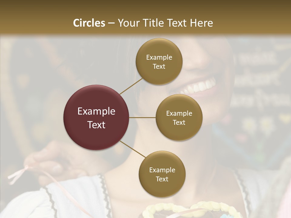 The Guy Gave The Girl A Chocolate Heart PowerPoint Template