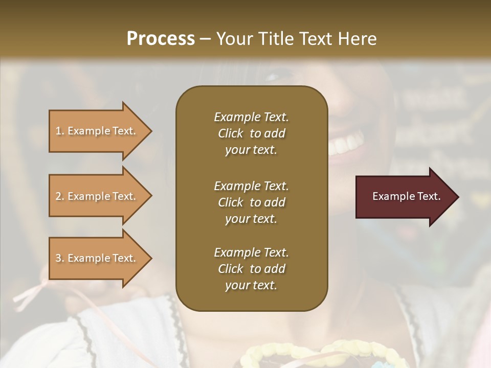 The Guy Gave The Girl A Chocolate Heart PowerPoint Template