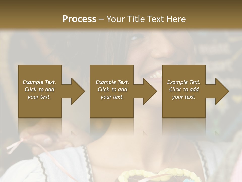 The Guy Gave The Girl A Chocolate Heart PowerPoint Template