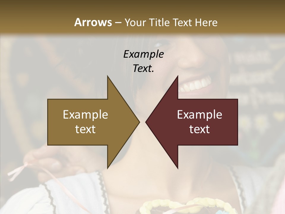 The Guy Gave The Girl A Chocolate Heart PowerPoint Template