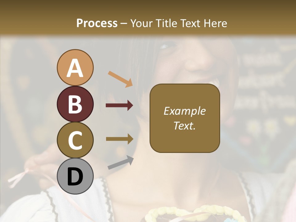 The Guy Gave The Girl A Chocolate Heart PowerPoint Template