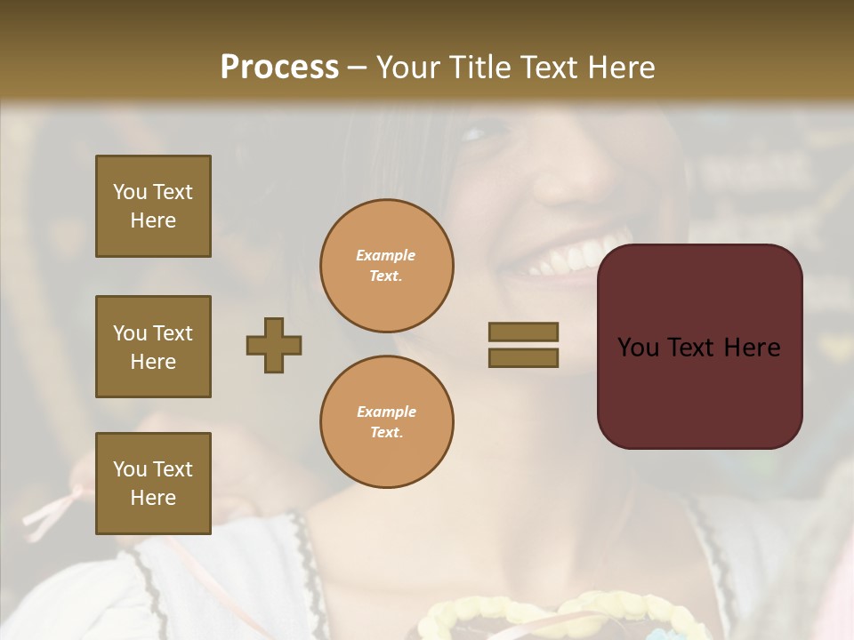 The Guy Gave The Girl A Chocolate Heart PowerPoint Template