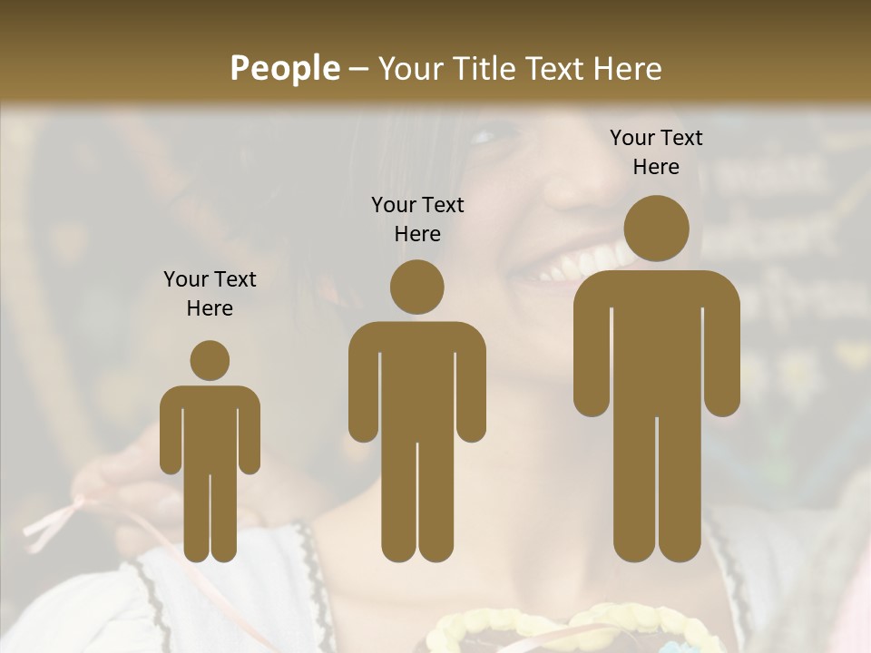 The Guy Gave The Girl A Chocolate Heart PowerPoint Template