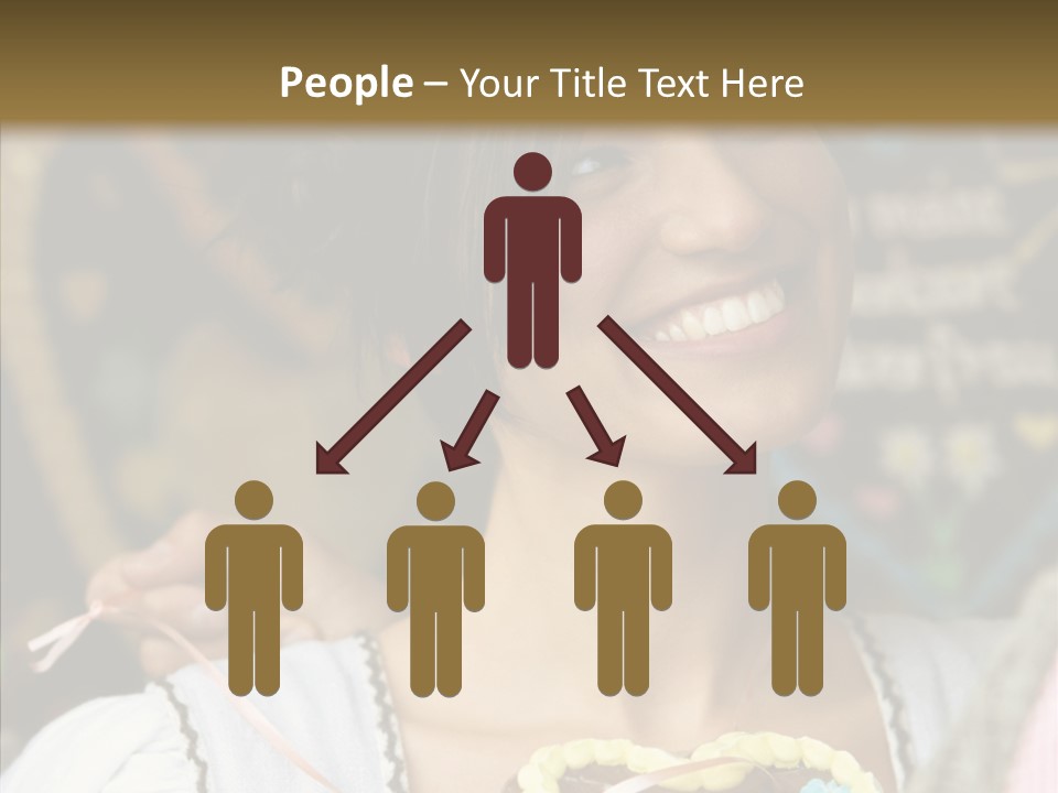 The Guy Gave The Girl A Chocolate Heart PowerPoint Template