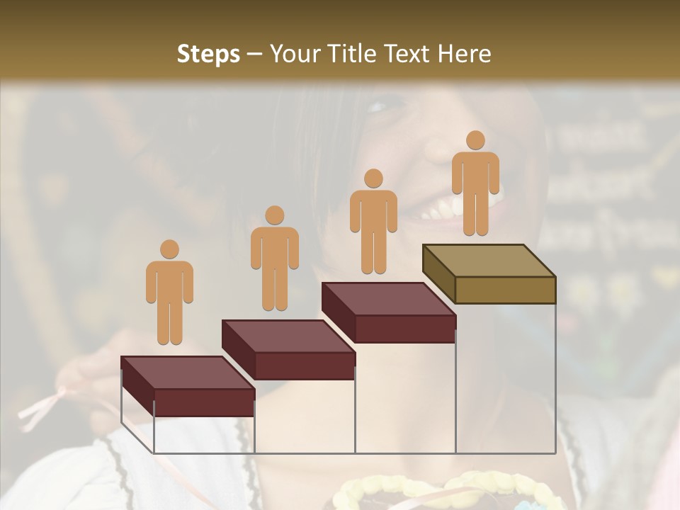 The Guy Gave The Girl A Chocolate Heart PowerPoint Template