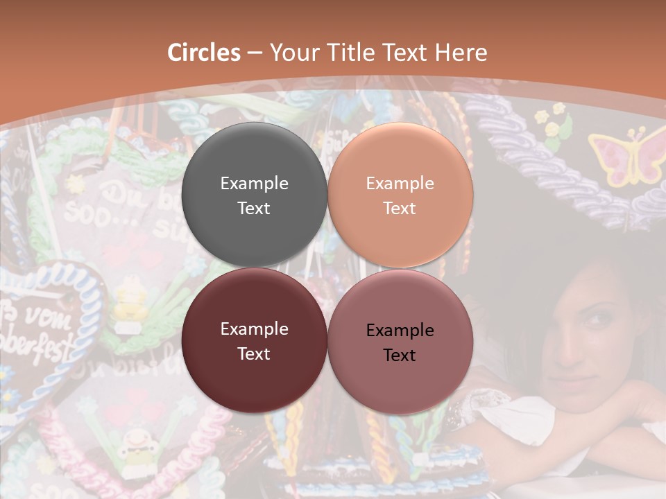 Beautiful Girl Lying On The Window Wondering PowerPoint Template