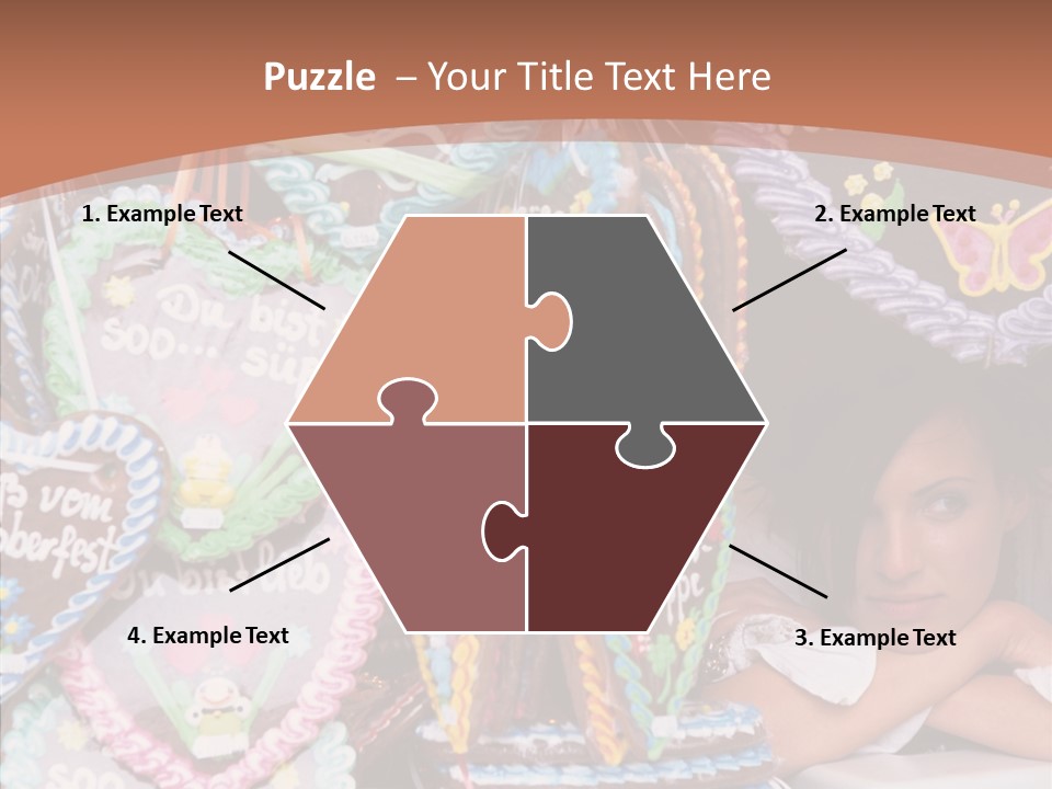 Beautiful Girl Lying On The Window Wondering PowerPoint Template