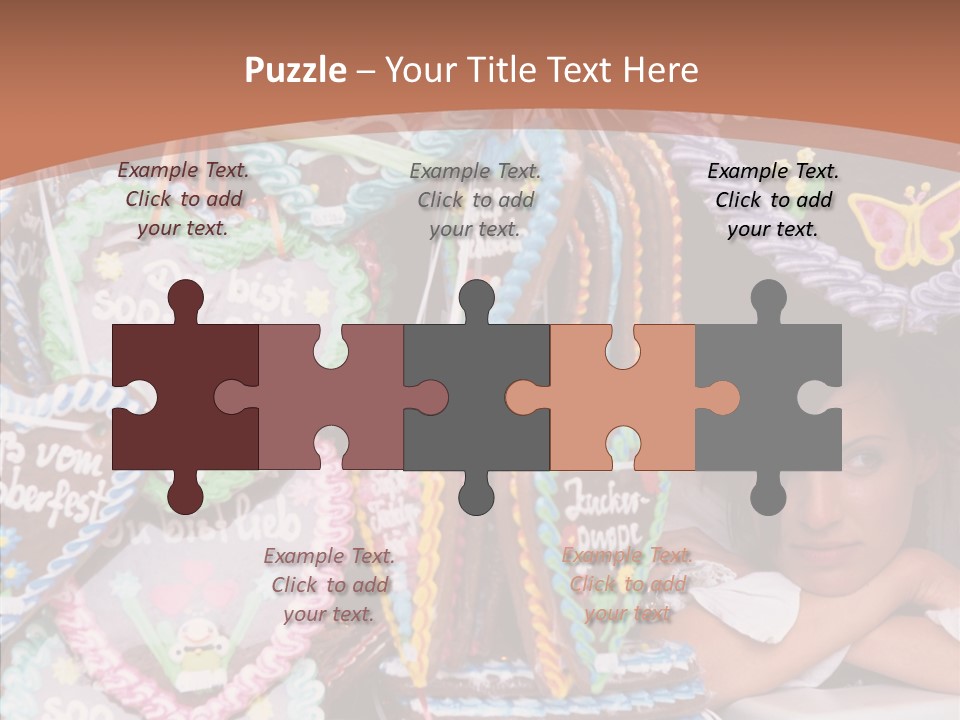 Beautiful Girl Lying On The Window Wondering PowerPoint Template