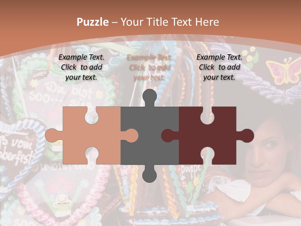 Beautiful Girl Lying On The Window Wondering PowerPoint Template