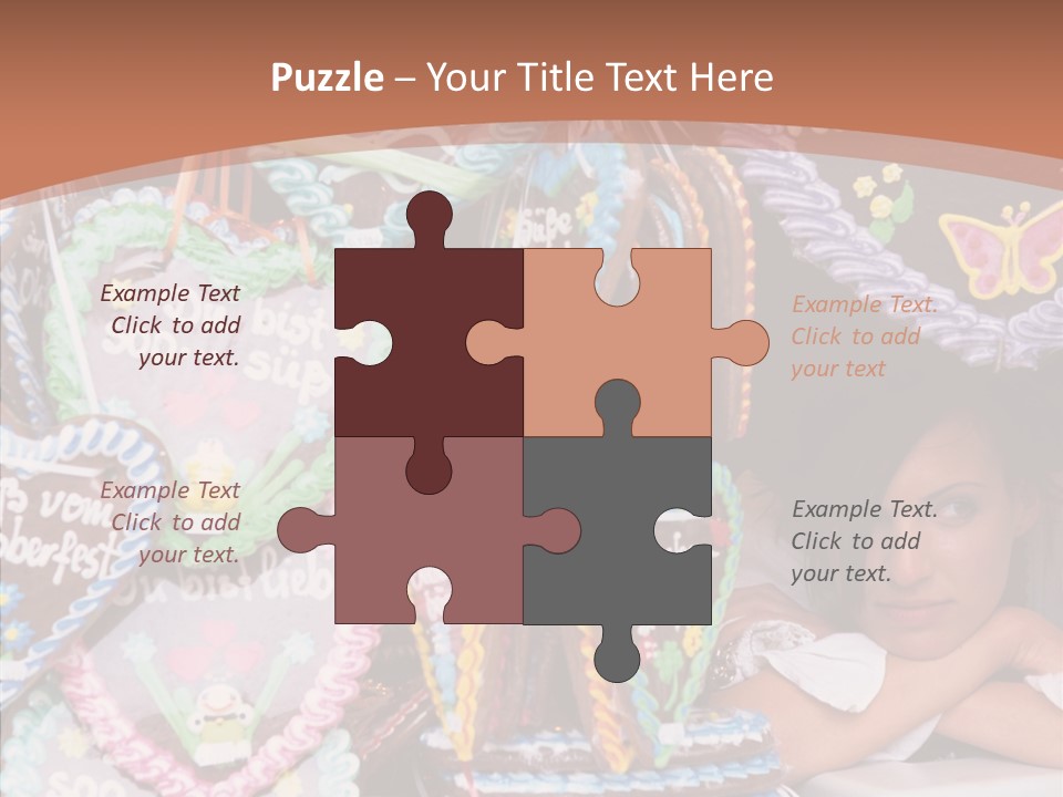 Beautiful Girl Lying On The Window Wondering PowerPoint Template