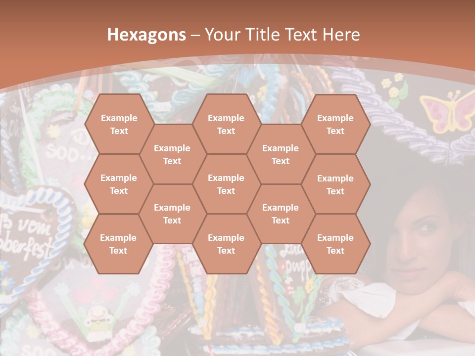 Beautiful Girl Lying On The Window Wondering PowerPoint Template