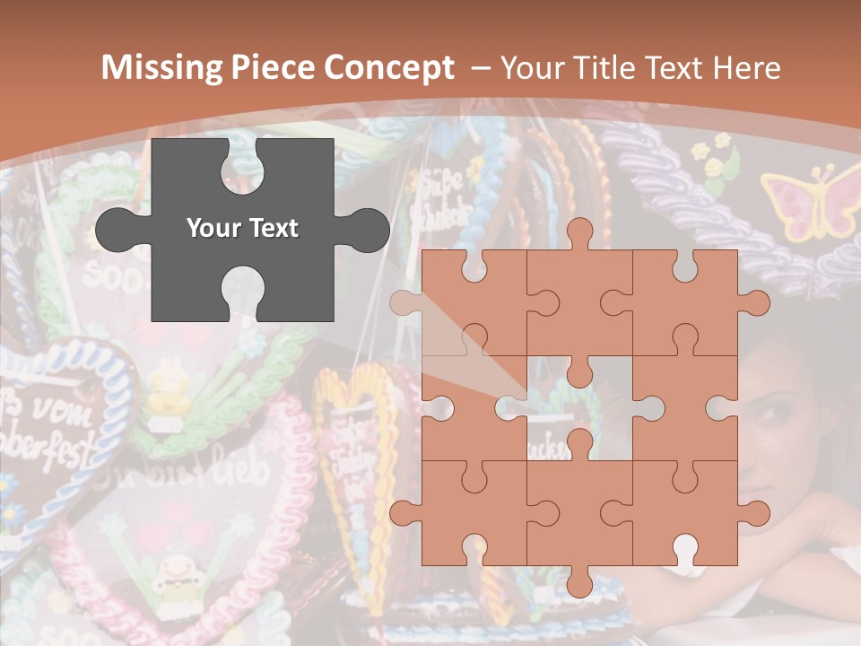 Beautiful Girl Lying On The Window Wondering PowerPoint Template