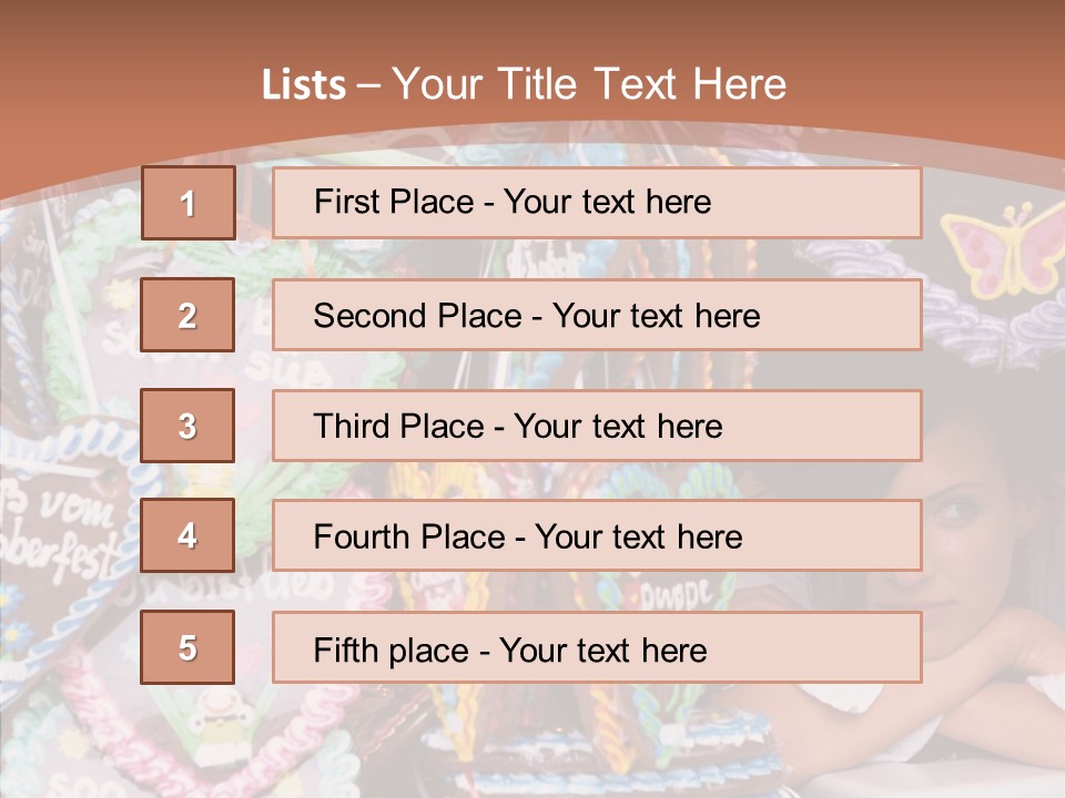Beautiful Girl Lying On The Window Wondering PowerPoint Template