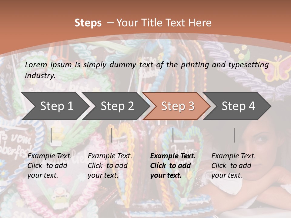 Beautiful Girl Lying On The Window Wondering PowerPoint Template