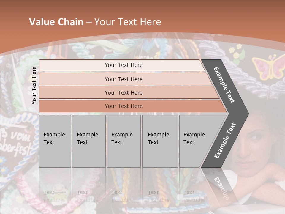 Beautiful Girl Lying On The Window Wondering PowerPoint Template