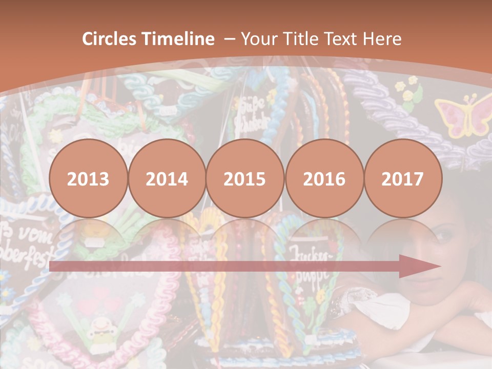 Beautiful Girl Lying On The Window Wondering PowerPoint Template