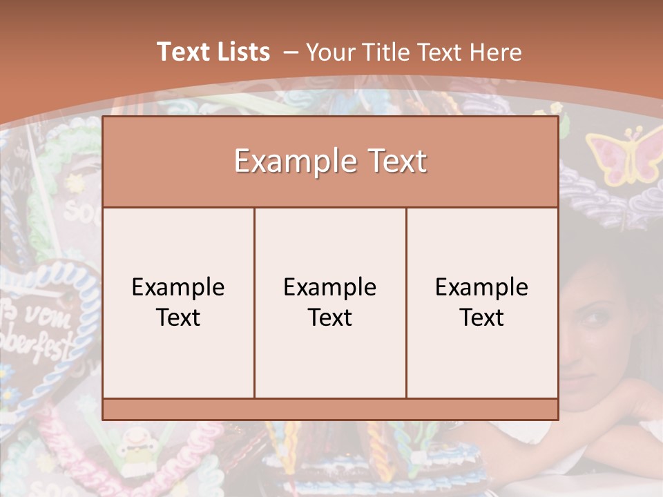 Beautiful Girl Lying On The Window Wondering PowerPoint Template