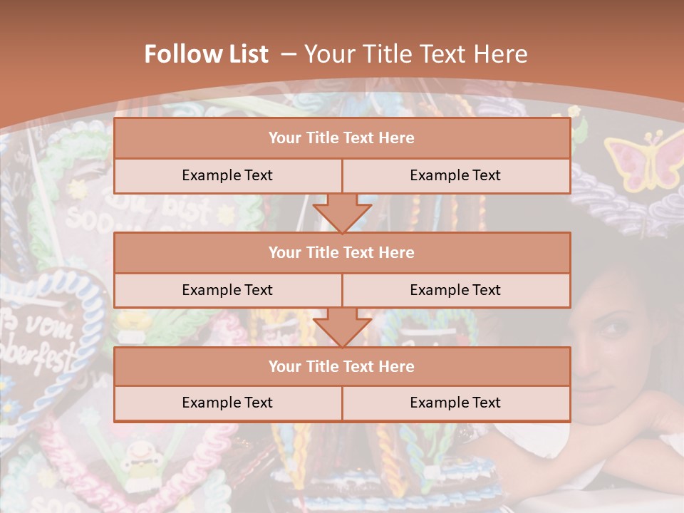 Beautiful Girl Lying On The Window Wondering PowerPoint Template