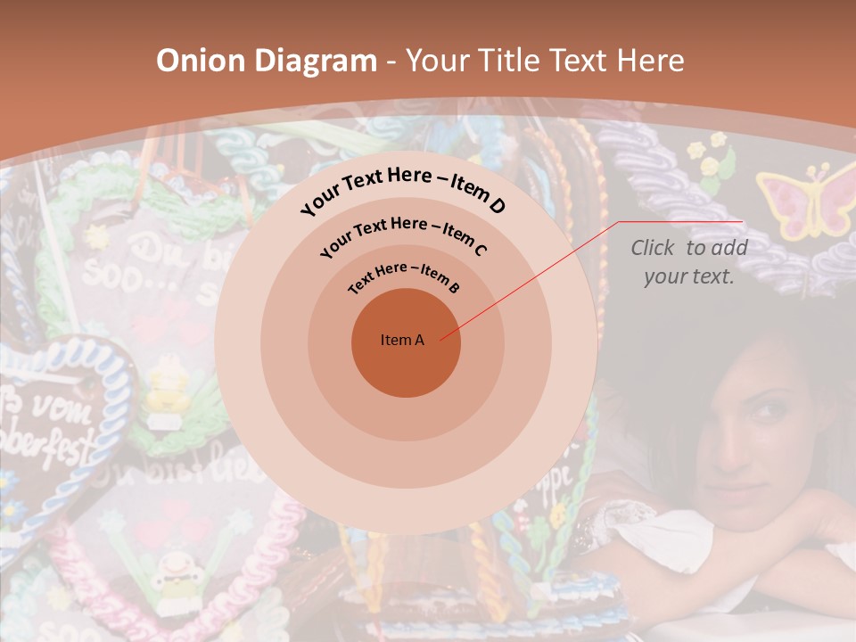 Beautiful Girl Lying On The Window Wondering PowerPoint Template