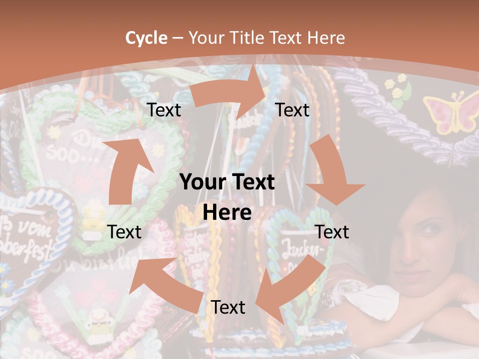 Beautiful Girl Lying On The Window Wondering PowerPoint Template