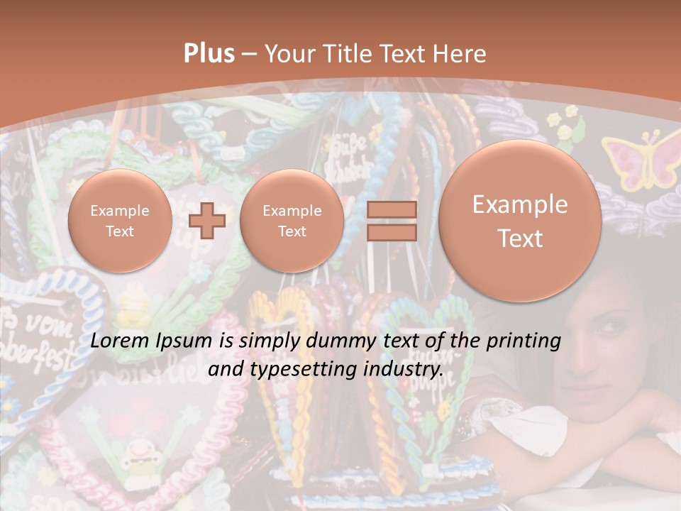 Beautiful Girl Lying On The Window Wondering PowerPoint Template