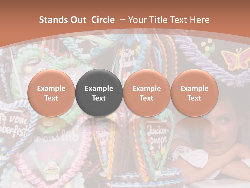 Beautiful Girl Lying On The Window Wondering PowerPoint Template