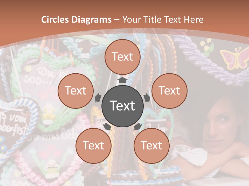 Beautiful Girl Lying On The Window Wondering PowerPoint Template