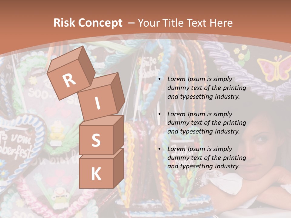 Beautiful Girl Lying On The Window Wondering PowerPoint Template