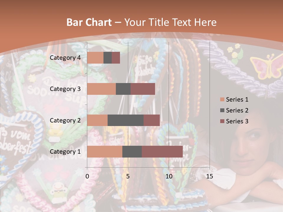 Beautiful Girl Lying On The Window Wondering PowerPoint Template