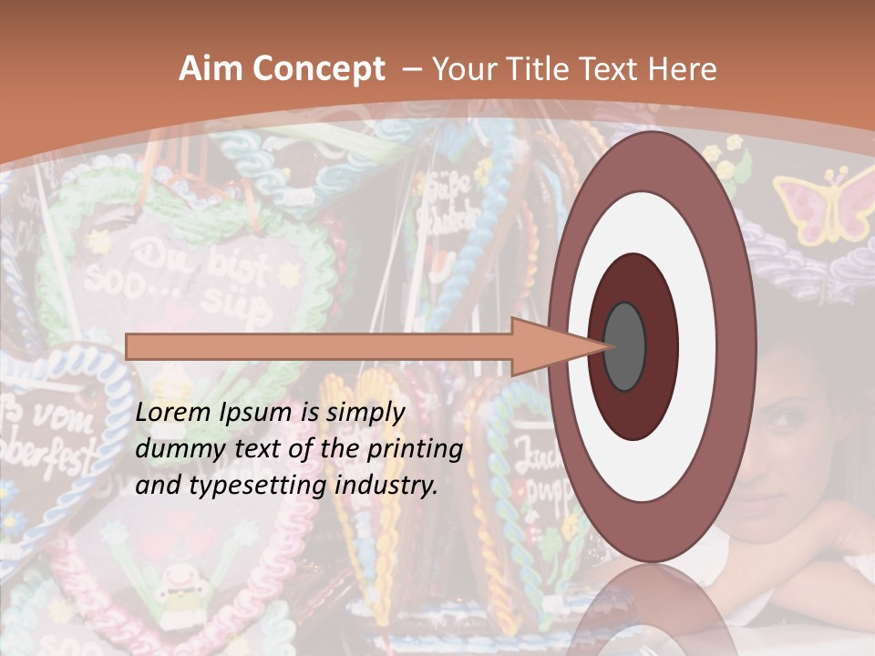 Beautiful Girl Lying On The Window Wondering PowerPoint Template