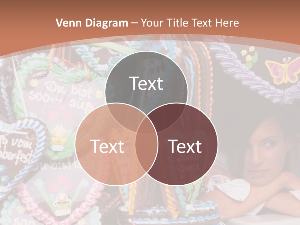 Beautiful Girl Lying On The Window Wondering PowerPoint Template