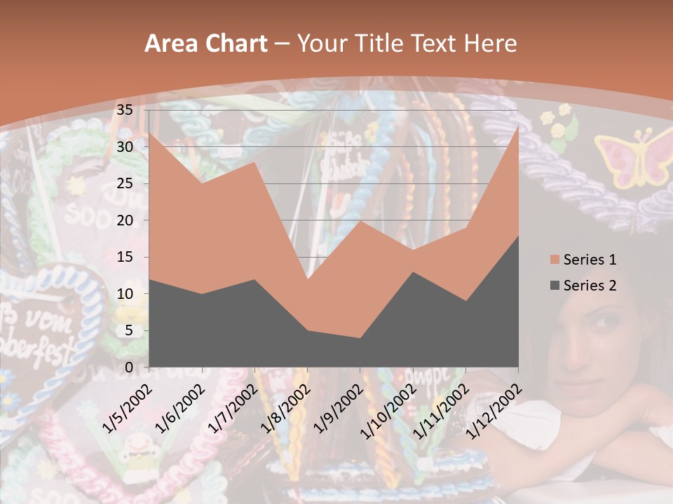 Beautiful Girl Lying On The Window Wondering PowerPoint Template