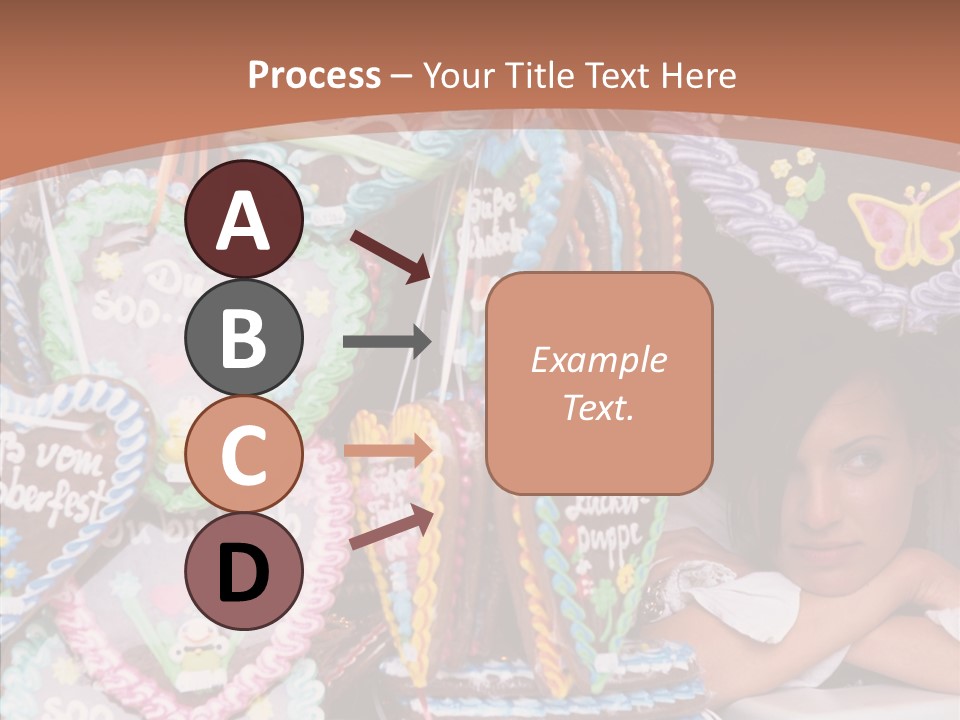 Beautiful Girl Lying On The Window Wondering PowerPoint Template