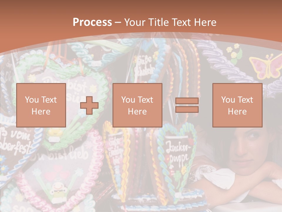 Beautiful Girl Lying On The Window Wondering PowerPoint Template
