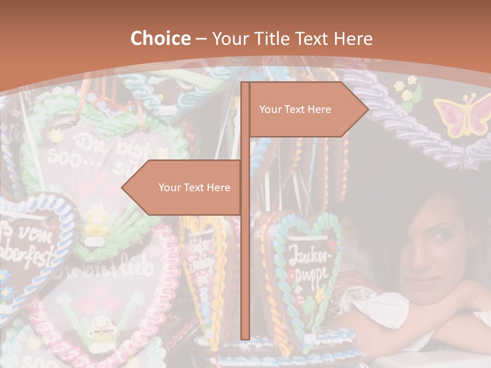 Beautiful Girl Lying On The Window Wondering PowerPoint Template