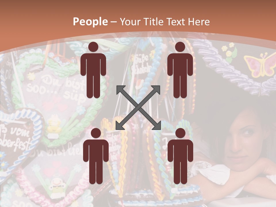 Beautiful Girl Lying On The Window Wondering PowerPoint Template