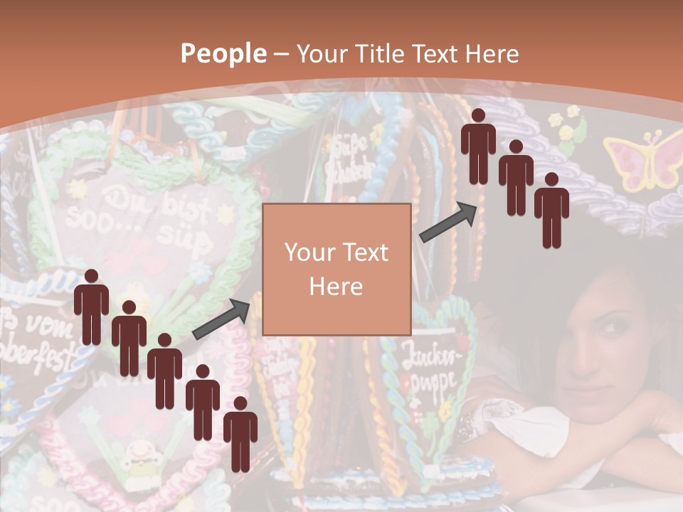 Beautiful Girl Lying On The Window Wondering PowerPoint Template