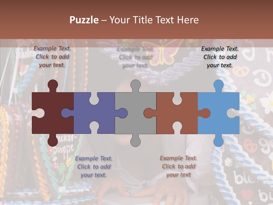 Beautiful Girl Smiling Germany PowerPoint Template