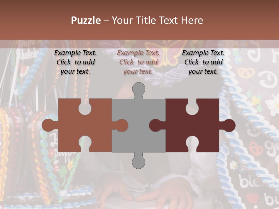 Beautiful Girl Smiling Germany PowerPoint Template