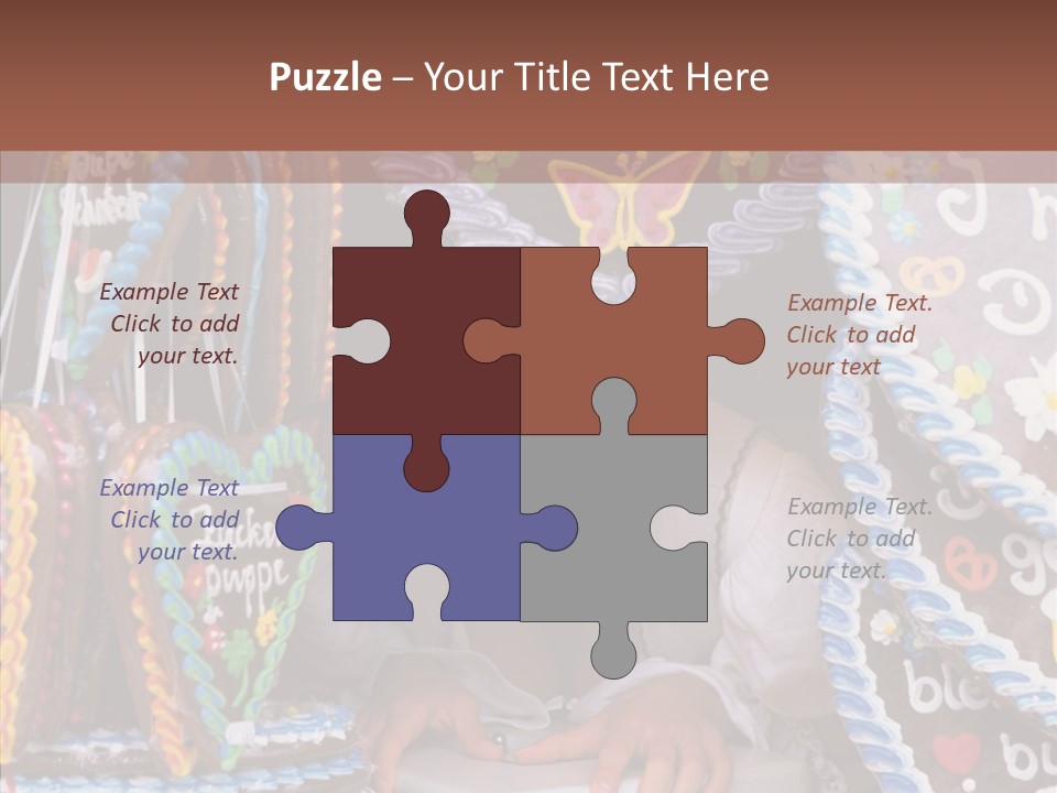 Beautiful Girl Smiling Germany PowerPoint Template