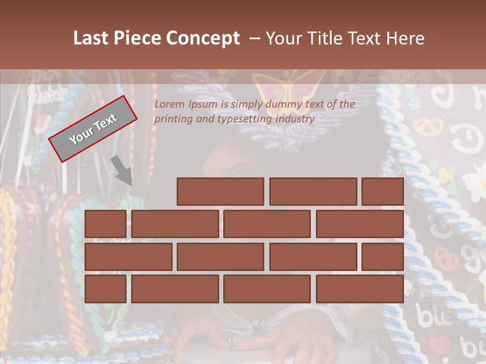 Beautiful Girl Smiling Germany PowerPoint Template