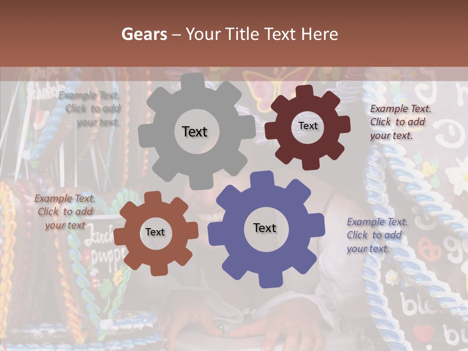 Beautiful Girl Smiling Germany PowerPoint Template