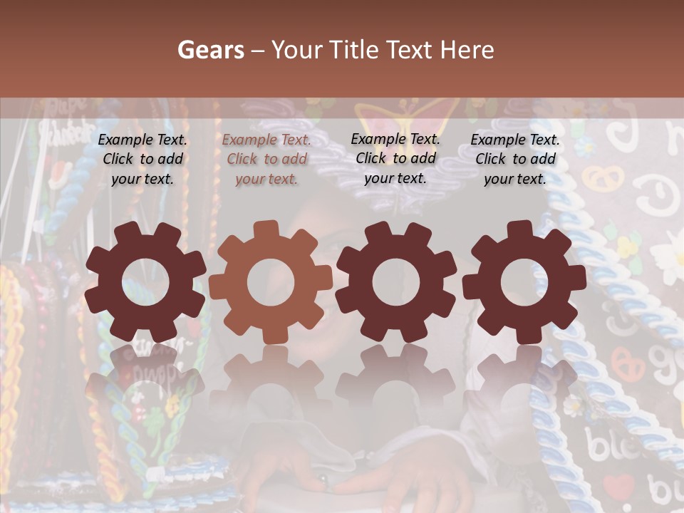 Beautiful Girl Smiling Germany PowerPoint Template