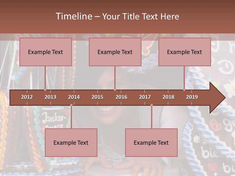 Beautiful Girl Smiling Germany PowerPoint Template