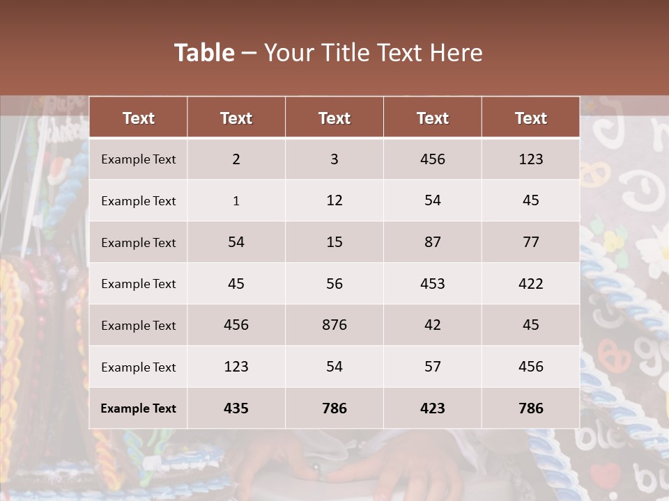 Beautiful Girl Smiling Germany PowerPoint Template