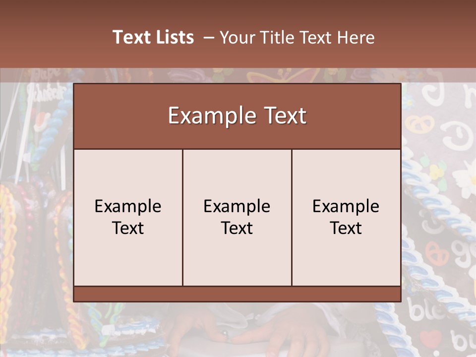Beautiful Girl Smiling Germany PowerPoint Template