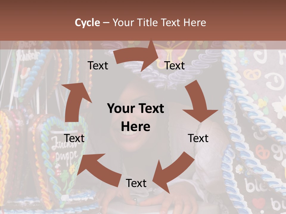 Beautiful Girl Smiling Germany PowerPoint Template