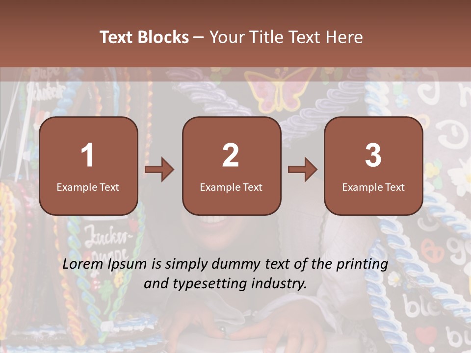 Beautiful Girl Smiling Germany PowerPoint Template